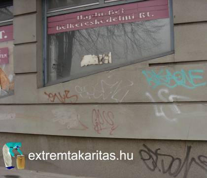 Graffiti eltávolítás előtt