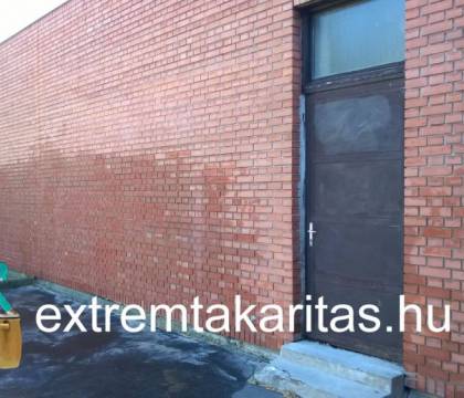 Klinkertégla tisztítás után